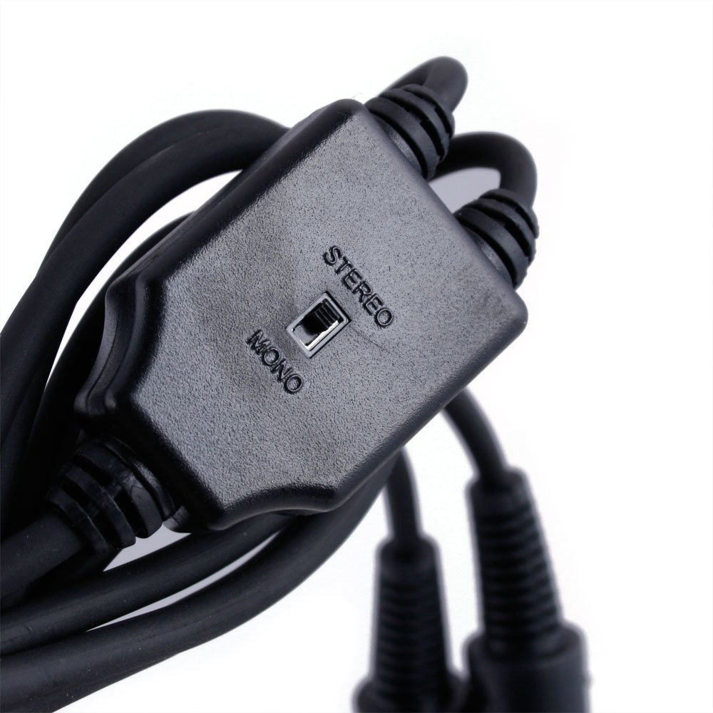 RA454 Black Aviation Stereo Pilot Headset - Durable & Noise-Reducing for General Aircraft - Perfect for Flight Training, Cockpit Communication & Long-Haul Flights