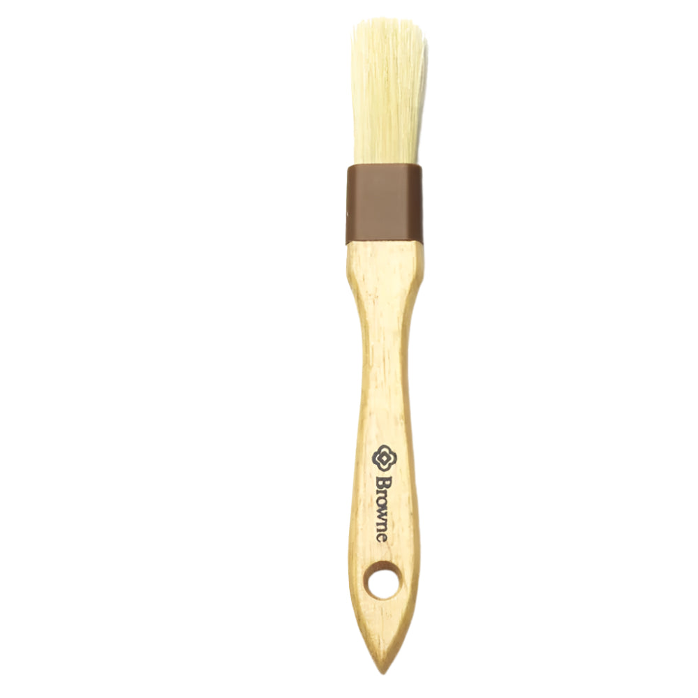 Browne 61200 1-Piece Pastry Brush - Professional Baking & Cooking Brush for Cakes, Bread, Pastries - Ideal for Glazing, Buttering & Oil Application in Home Kitchens & Bakeries