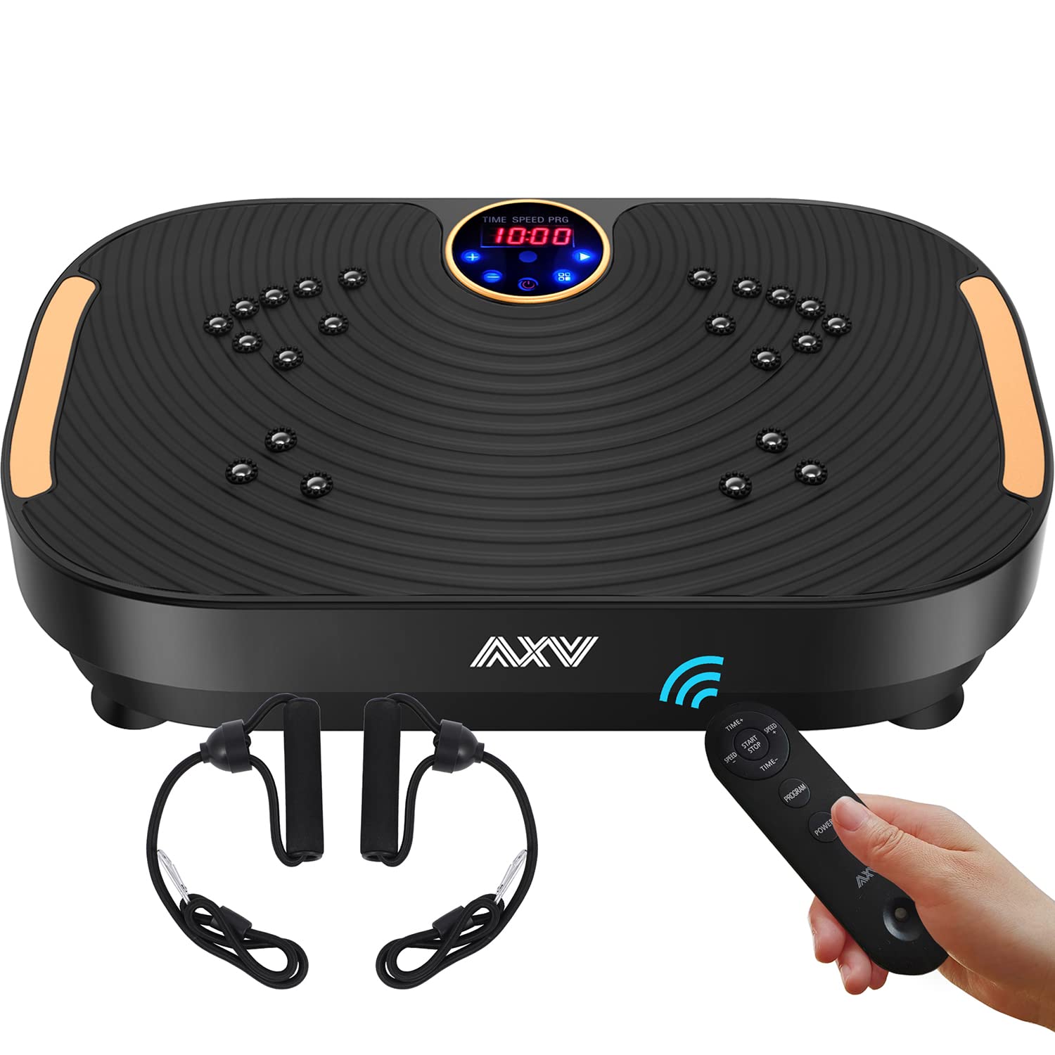 **AXV Vibration Plate Exercise Machine – Whole Body Workout Platform for Weight Loss, Toning & Lymphatic Drainage | Home Gym Fitness Equipment for Wellness & Shaping | Perfect for Home, Office & Rehab Use**