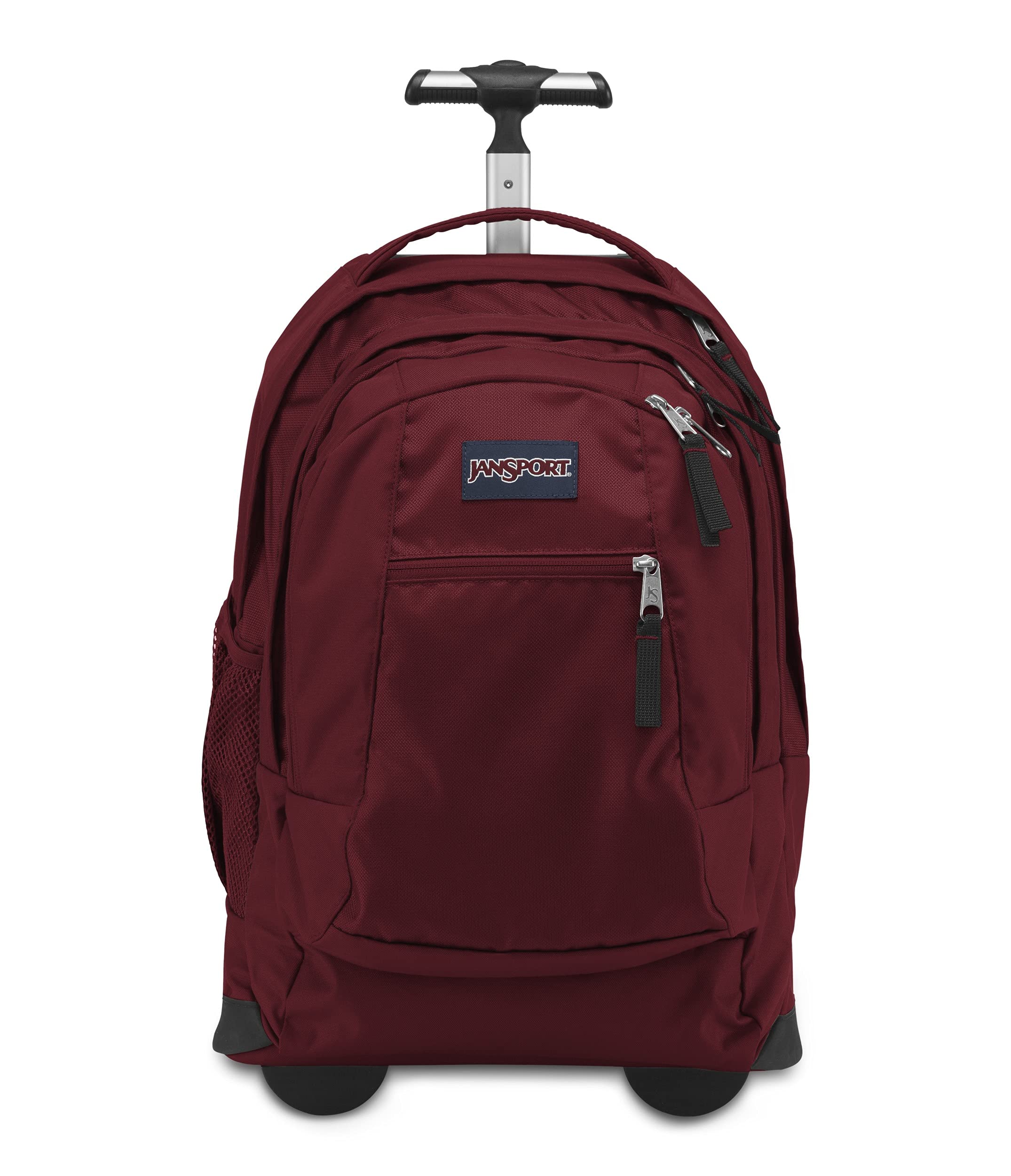 JanSport Driver 8 Backpack for School & Travel - Durable Viking Red Laptop Backpack with USB Charging Port | Perfect for College Students, Commuters & Outdoor Adventures