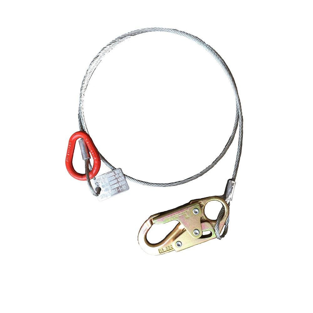 B&B Pipe Tools 31016 Safety Harness Leash for Beam Clamp Roller #2110, 2125, 2135 - Fall Protection Equipment for Construction and Roofing Work