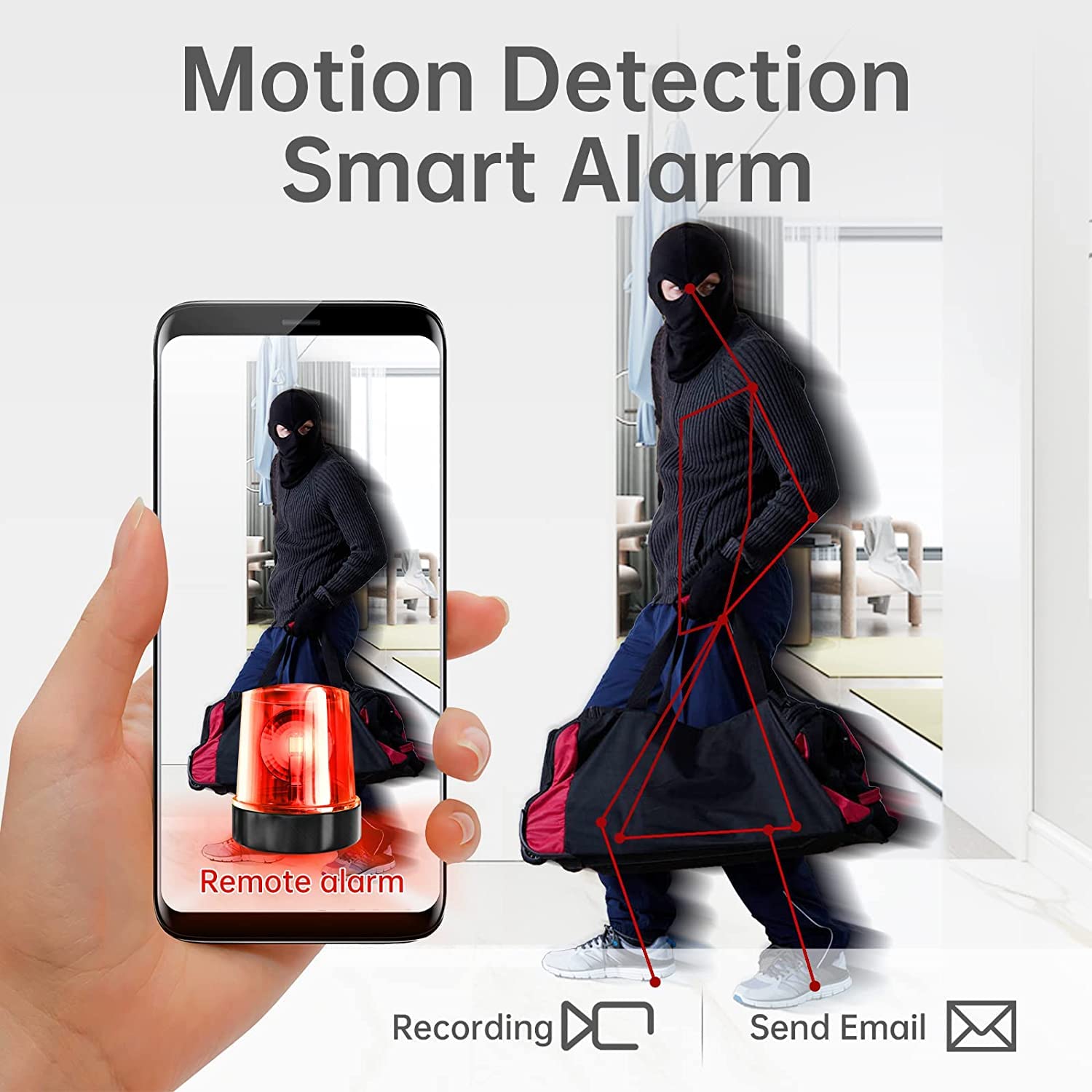 Zeson Mini Spy Camera - Wireless WiFi Hidden Camera with 1080P HD, Night Vision & Motion Detection | Home Security, Nanny Cam, Pet & Baby Monitor for Indoor Surveillance