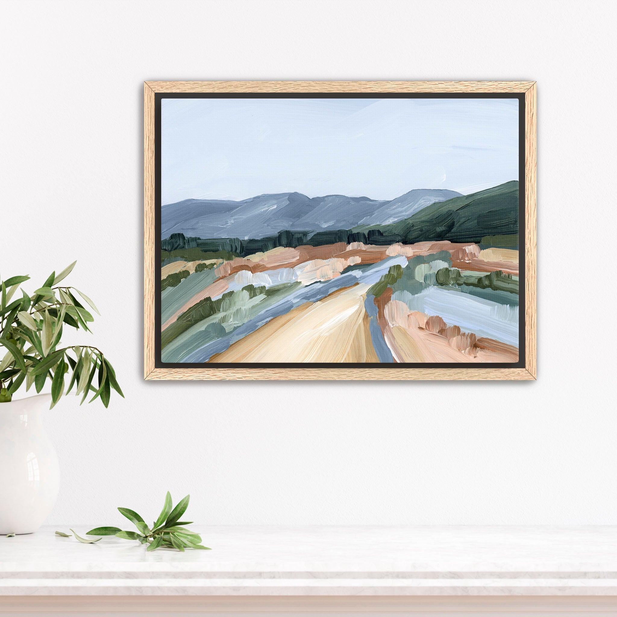 At Altitude Art Print - Mountain Landscape Wall Decor for Living Room, Bedroom & Office - Perfect for Home & Office Decoration