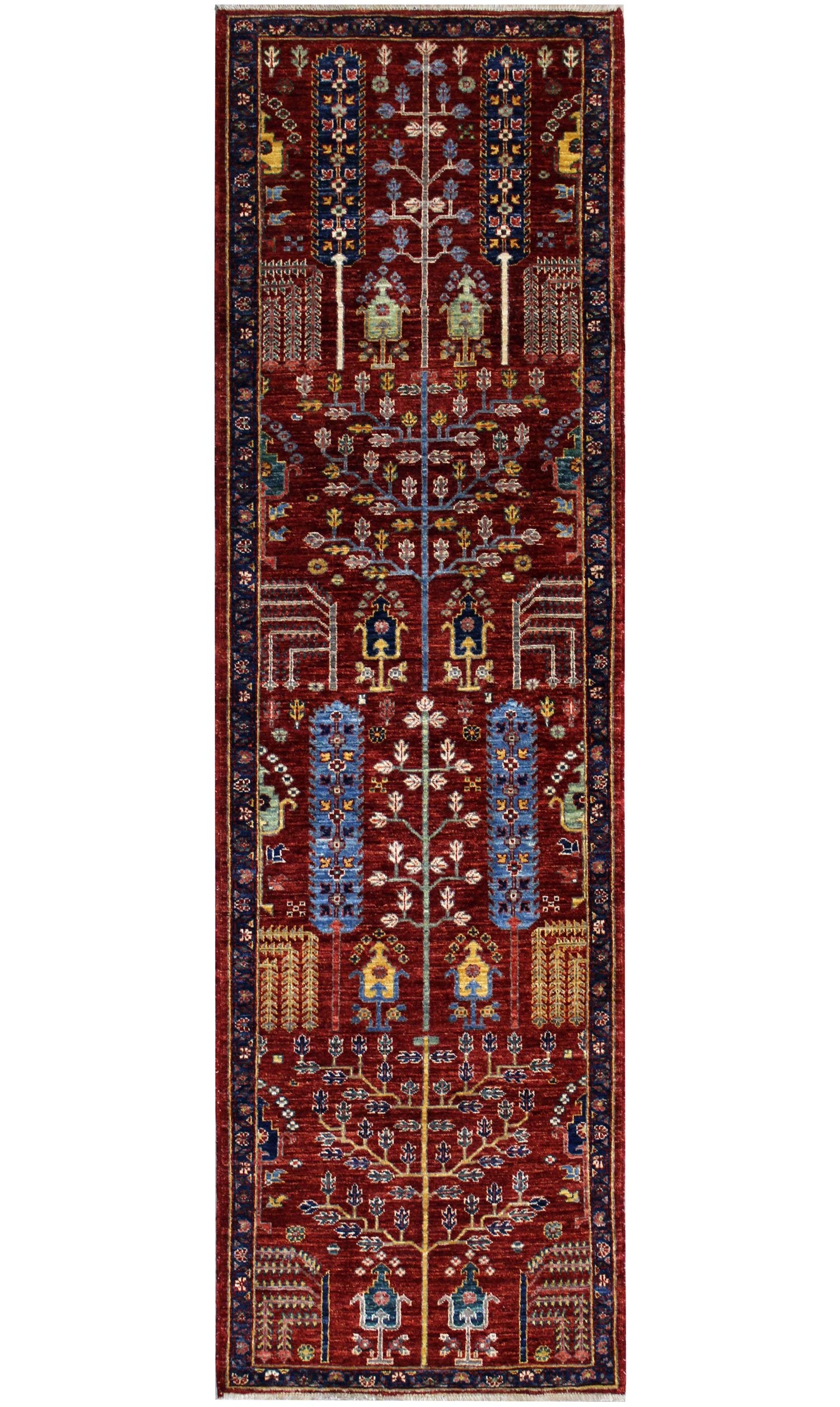 Handwoven Bakshaish Willow Tribal Rug - Authentic Persian Design, J62693 - Perfect for Boho Home Decor, Living Room, Bedroom & Office