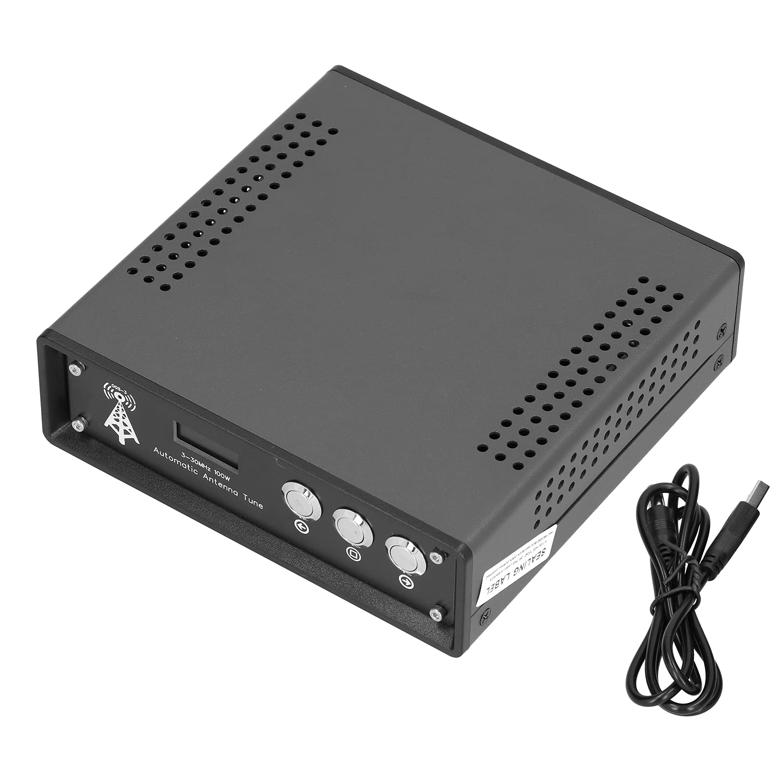 Heayzoki Automatic Antenna Tuner Tester with USB Cable - Professional RF Signal Matching Device for Ham Radio, CB, and Shortwave Antennas | Perfect for Field Operations, Emergency Communications, and Radio Enthusiasts