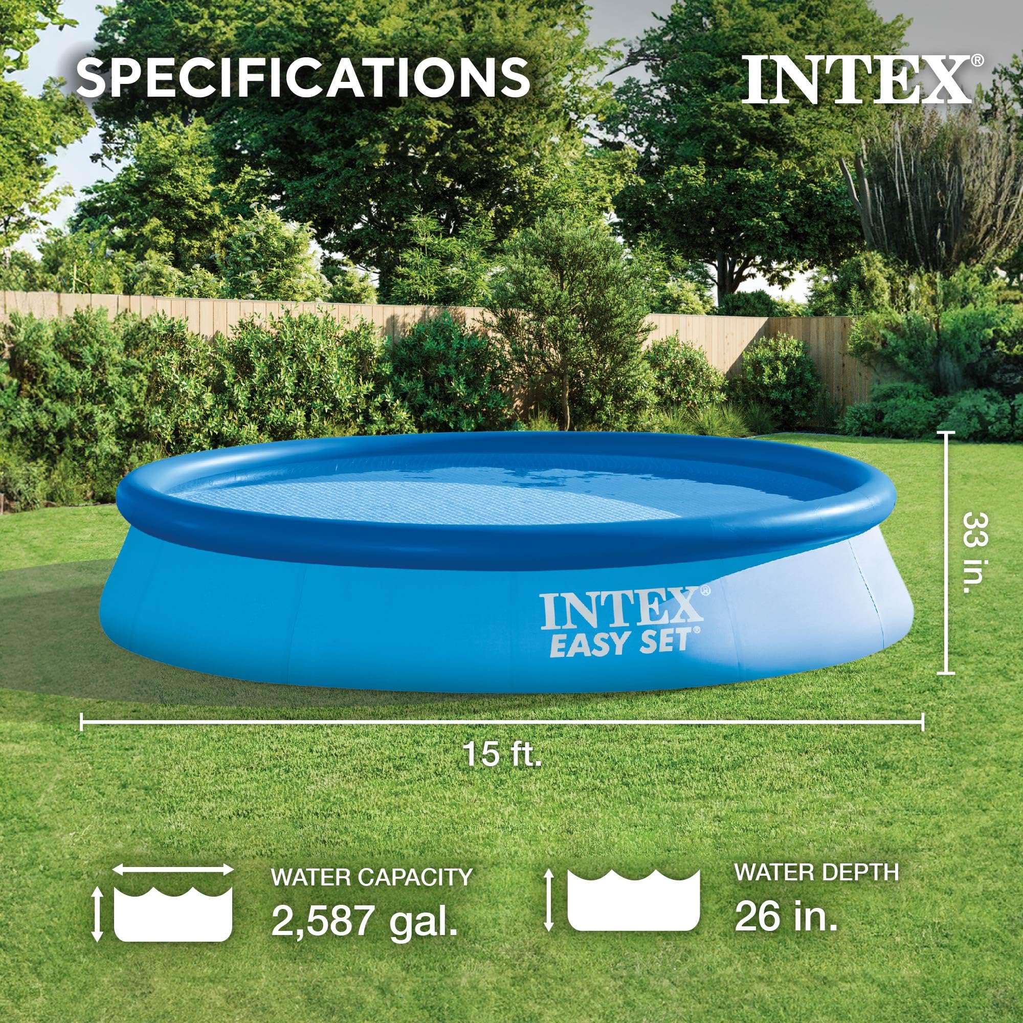 Intex 15' x 33