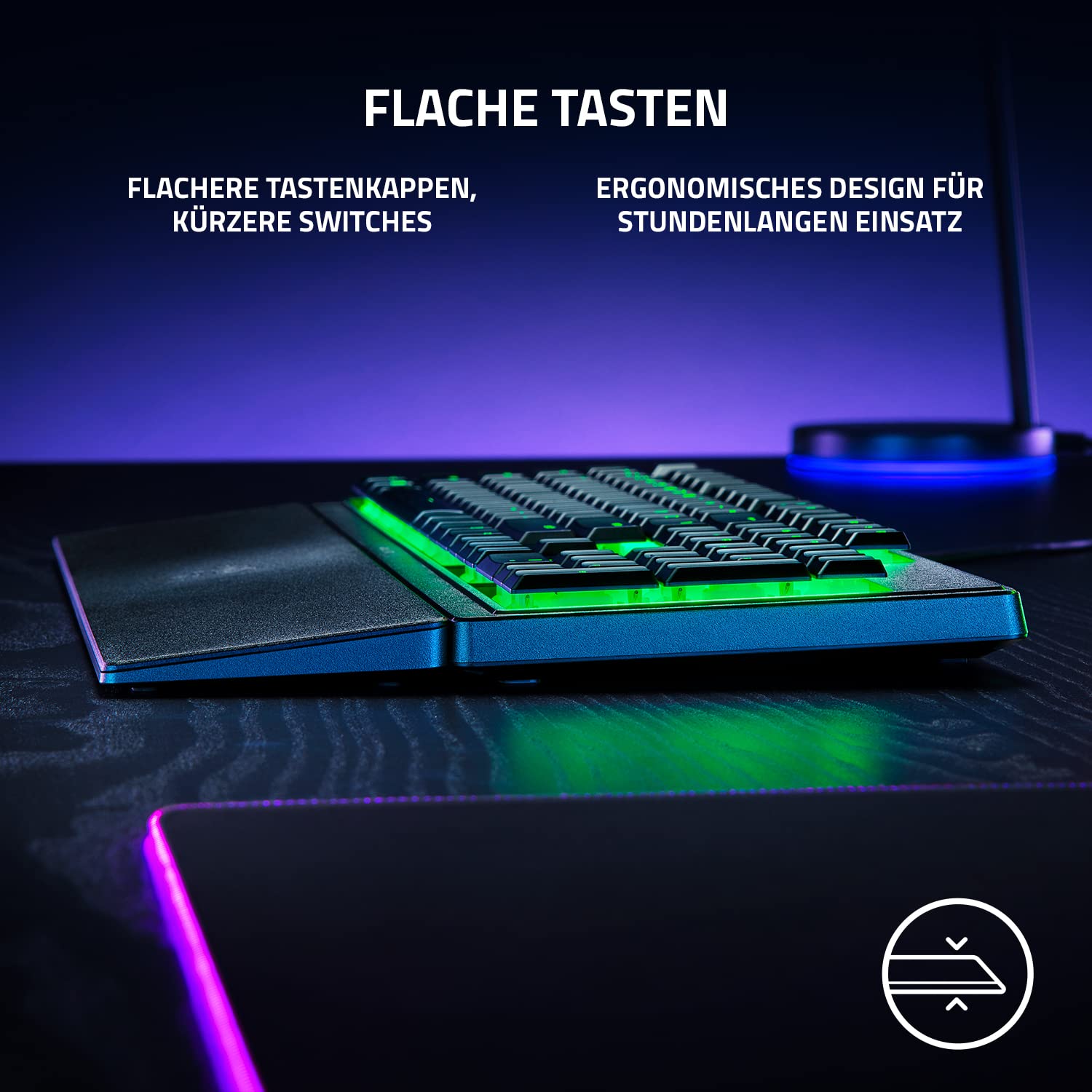 Razer Kraken V3 Wired USB Gaming Headset with Chroma RGB & Ornata V3 X Low-Profile Membrane Keyboard with Chroma RGB - Perfect for PC Gaming, Streaming, and Esports Tournaments