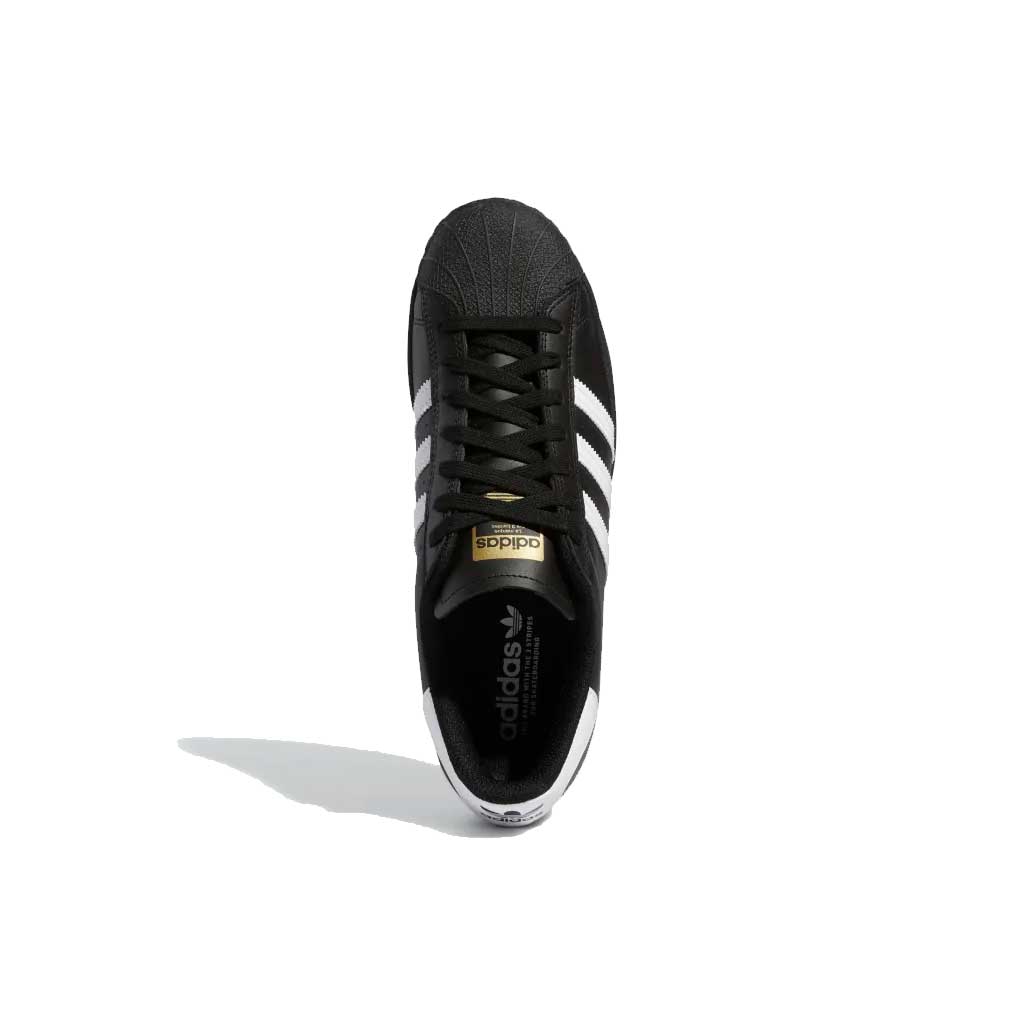 Adidas Superstar ADV Sneakers - Core Black/Cloud White/Cloud White | Classic Casual Shoes for Men & Women | Perfect for Streetwear, Gym & Everyday Wear