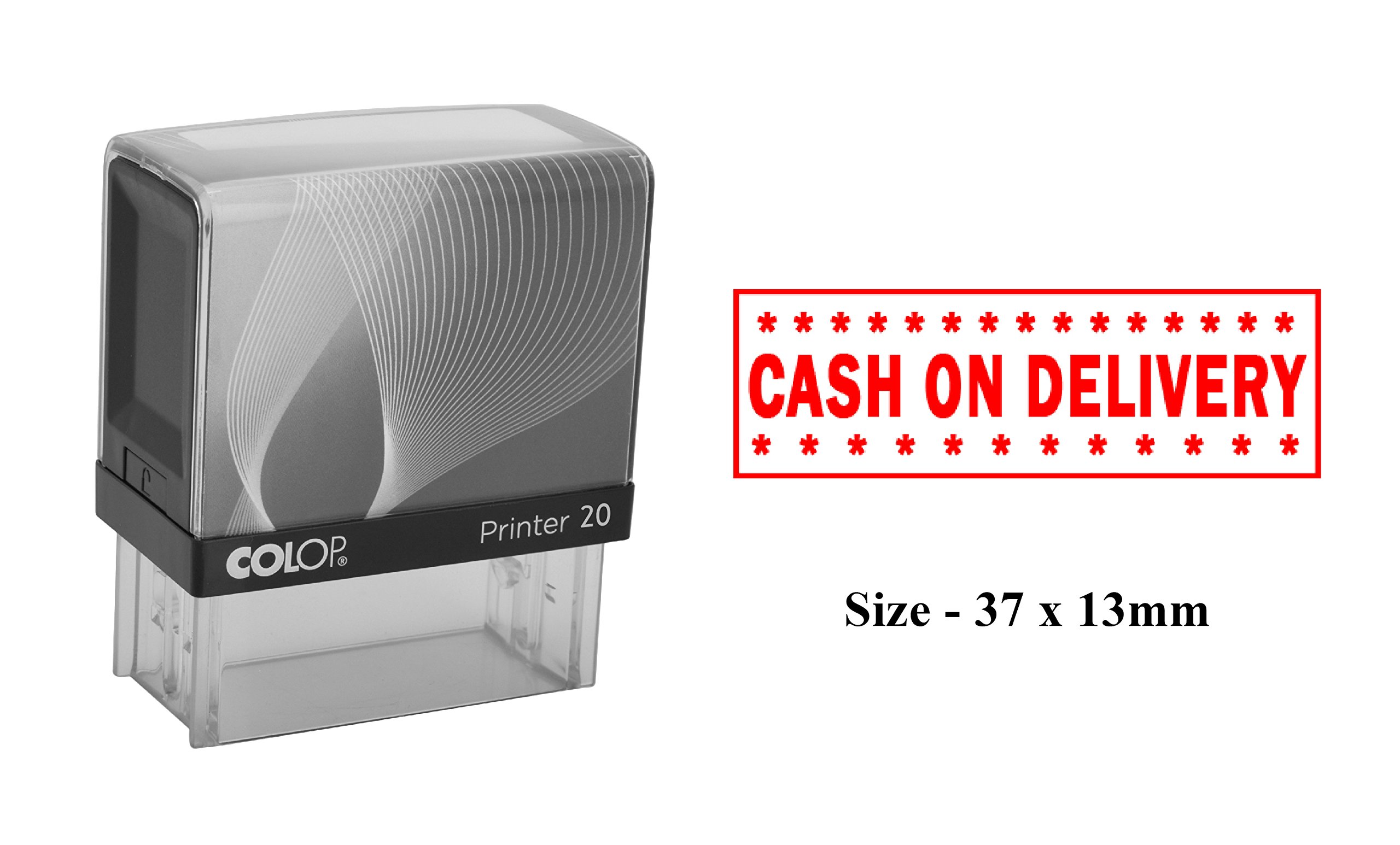 Self-Inking Stamp for Office - Cash on Delivery Clear Print
