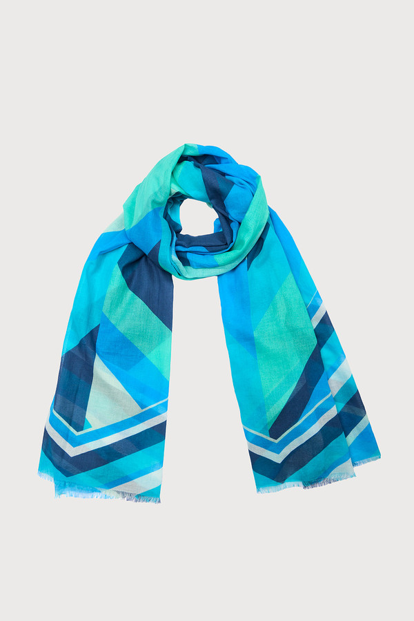 Stylish Marine Printed Scarf - Lightweight & Breathable Fashion Accessory for Women - Perfect for Beach, Travel, and Everyday Wear