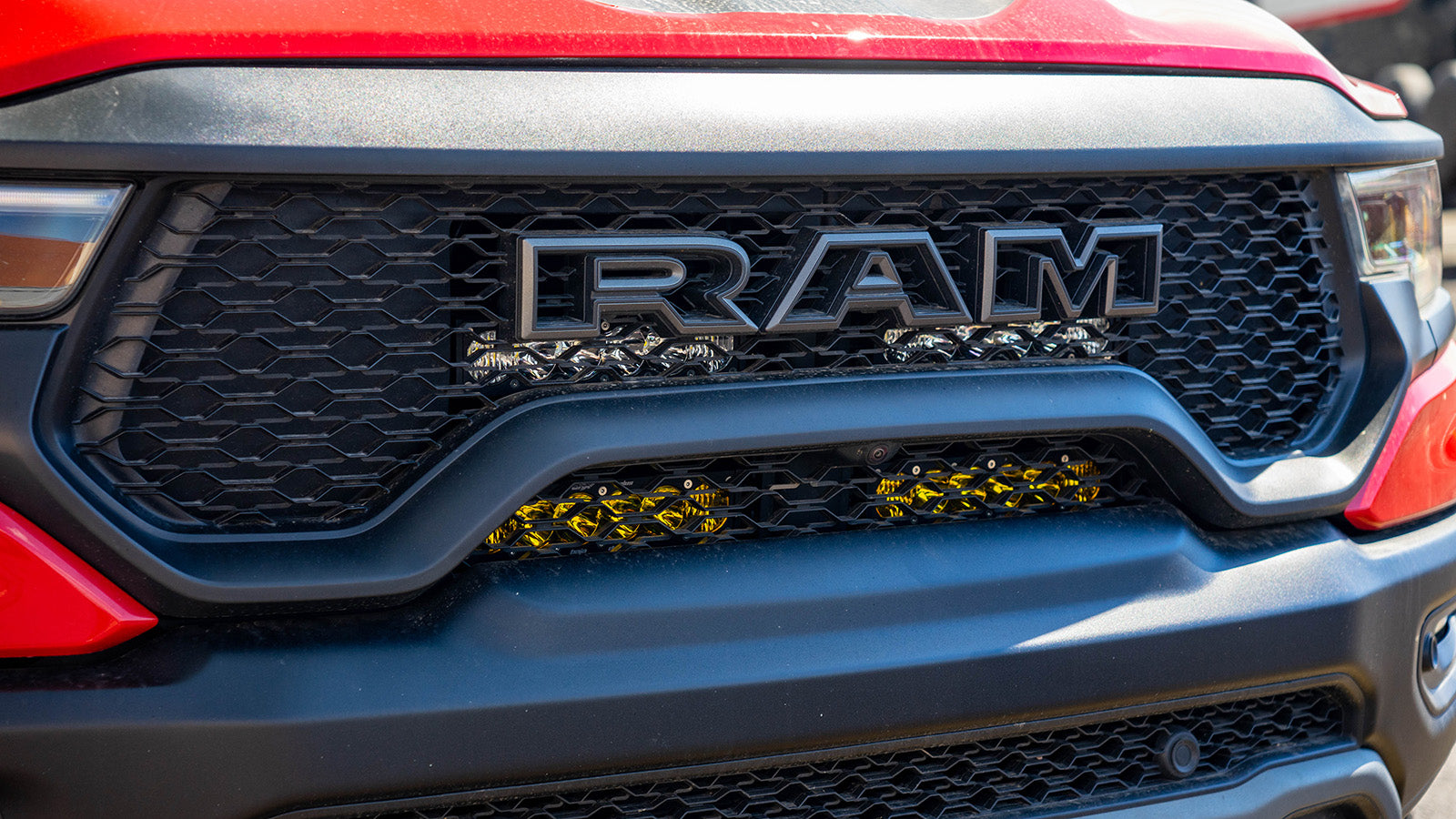 2021-2024 Ram 1500 TRX SDHQ Built Behind the Grille LED Light Bar Mount Kit - Off-Road Lighting Upgrade for Night Driving & Adventure