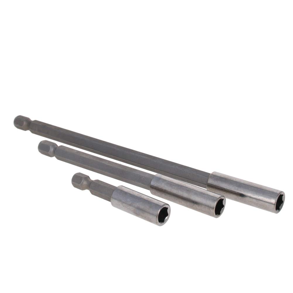 Utoolmart 1 Set Magnetic Hex Shank Bit Holder Extension - Quick Release Screwdriver Drill Bit Set (2/4/6 inch) for Power Tools - Perfect for DIY Projects, Home Repairs & Professional Construction Work
