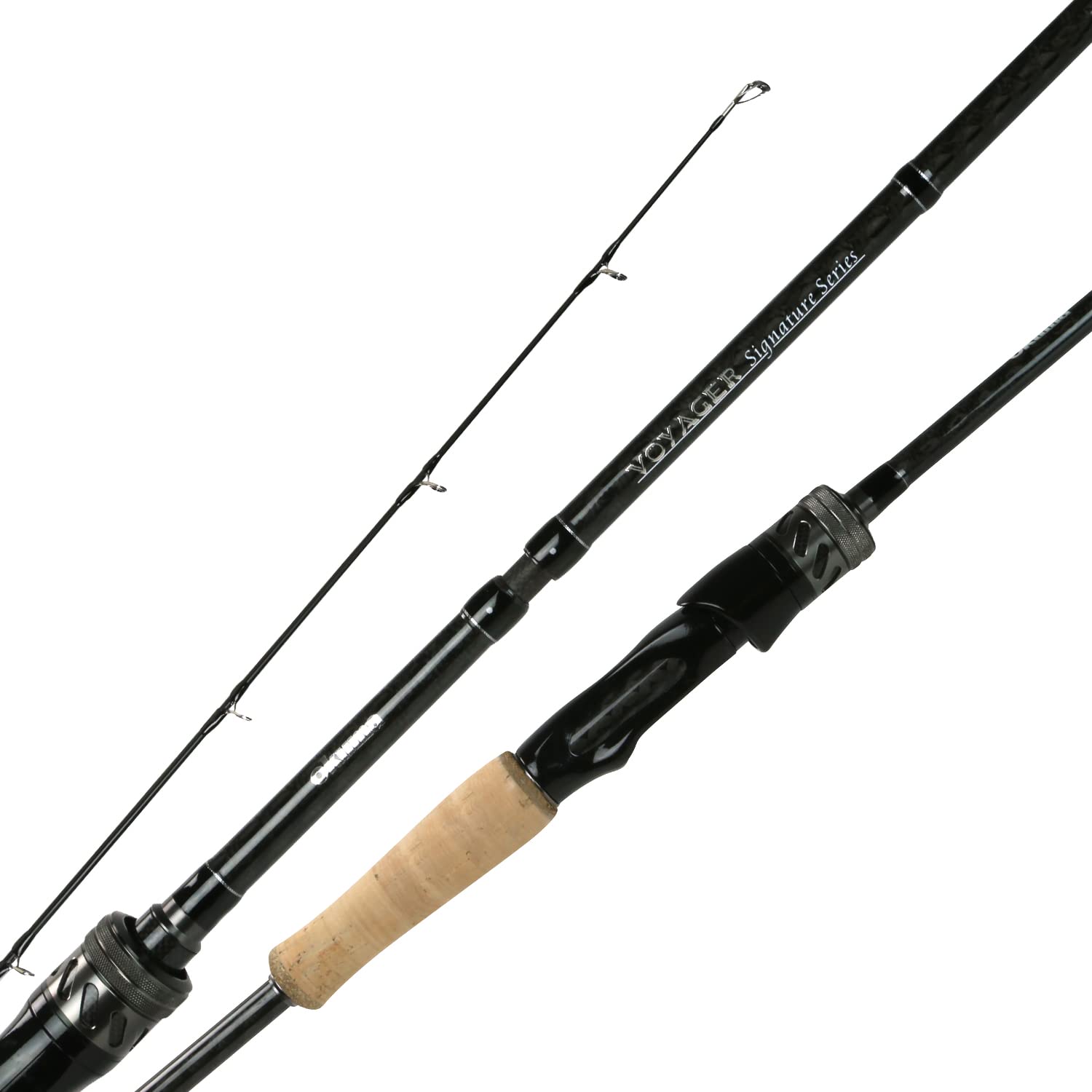 Okuma Voyager Signature 3 & 4 Piece Travel Fishing Rods - Compact & Portable for Backpacking, Camping & Saltwater Fishing Adventures