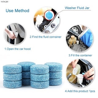 10-Pack Windshield Glass Cleaner Concentrate - Streak-Free Formula for Car Windows, Home Floors & Mirrors - Ideal for Auto Detailing & Household Cleaning
