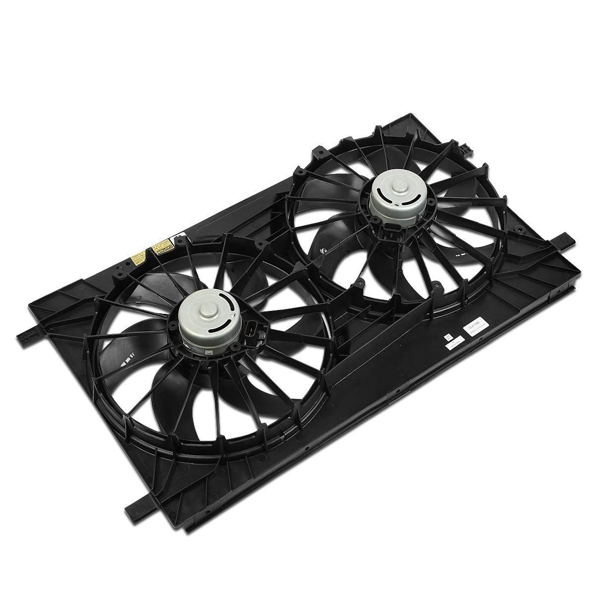 Auto Dynasty CH3115163 OE Style Radiator Cooling Fan Assembly for 2007-2017 Chrysler 200 Sebring Avenger Compass 2.7L 3.5L 3.6L - Replacement Cooling System Part for Engine Overheating Prevention & Summer Driving