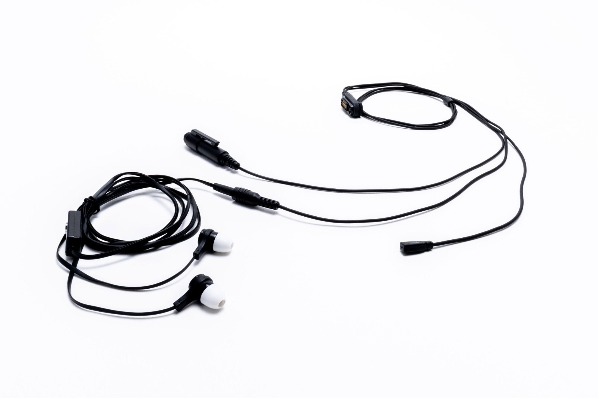 Impact Platinum Series Ghost™ 3 Wire Surveillance Kit with Silent Barrel Push-to-Talk (PTT) & 3.5mm Jack - M5 P3W 3.5 - Ideal for Covert Operations, Security Teams & Professional Surveillance