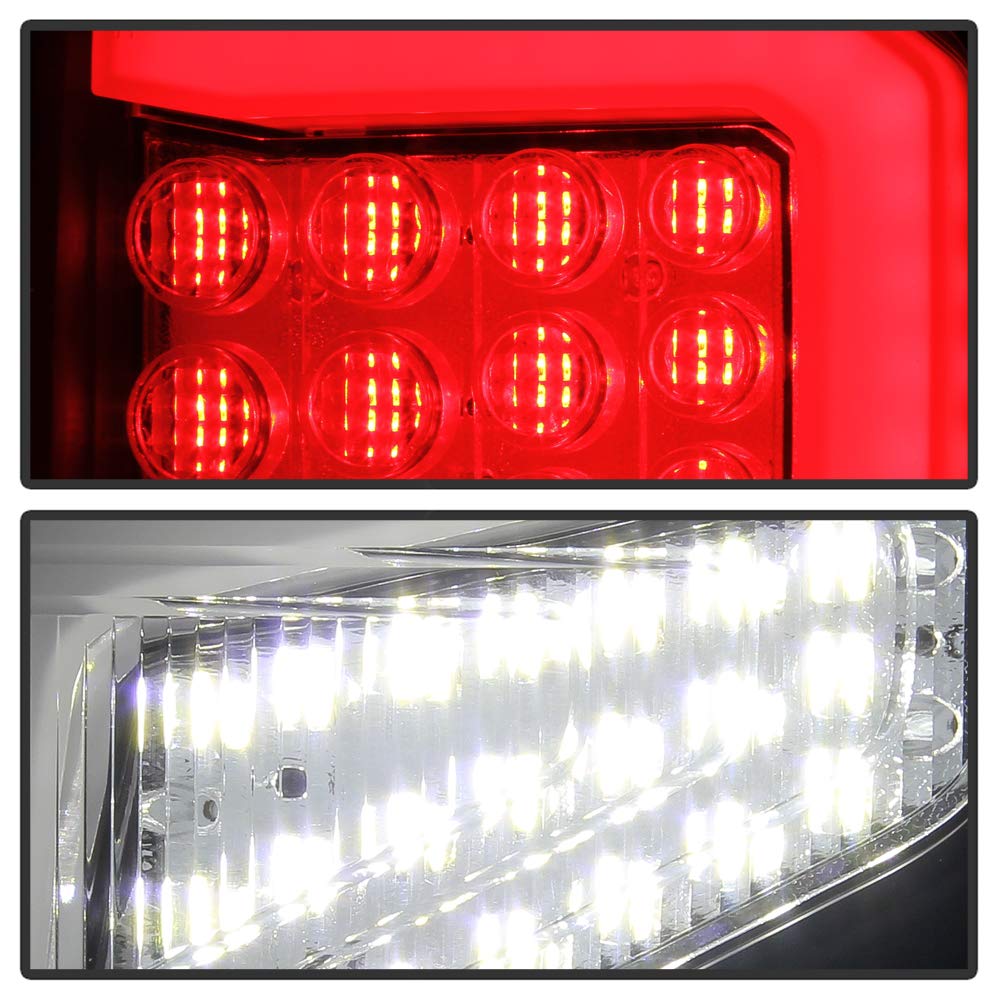 ACANII LED Tube Tail Lights Brake Lamps Pair Set for 2016-2021 Nissan Titan & Titan XD (Non-LED OEM Replacement) - Enhanced Night Visibility & Style Upgrade for Pickup Trucks