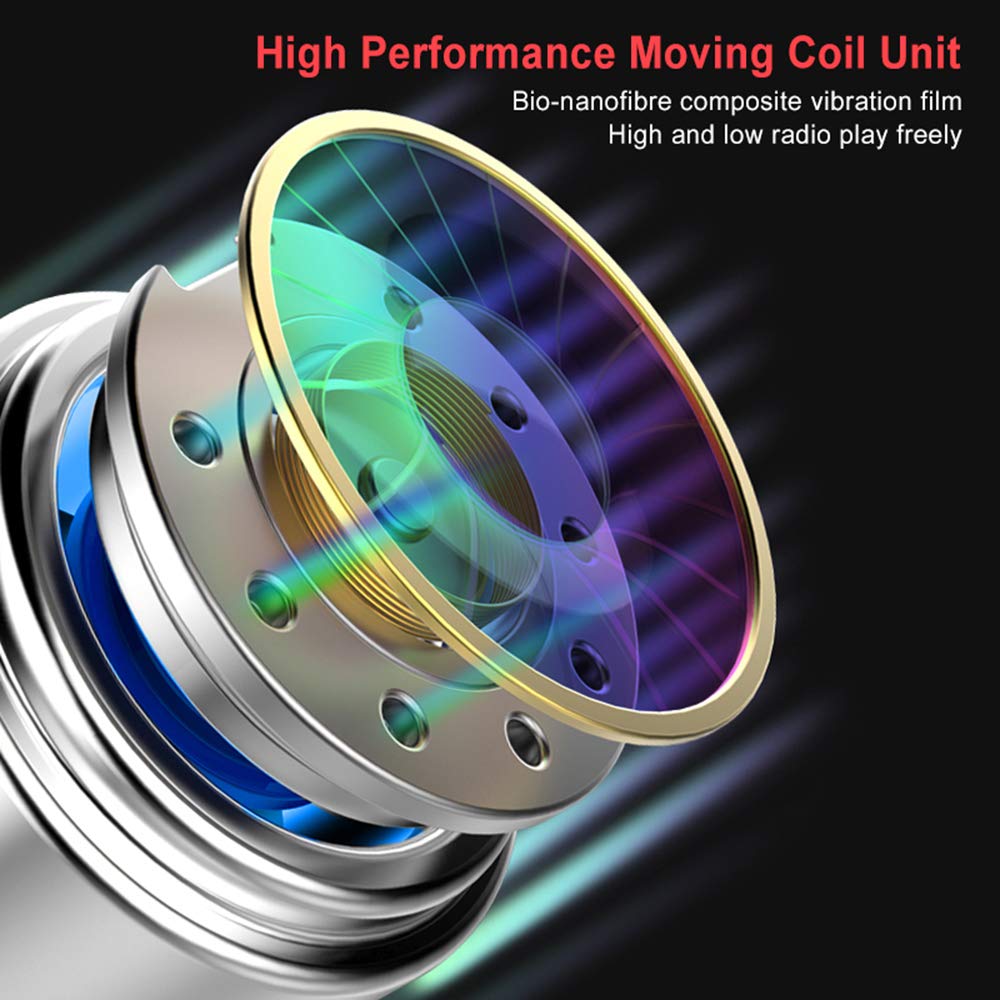 Premium Wired Earbuds with Built-in Mic & Volume Control - 3.5mm Noise Isolating In-Ear Headphones for iPhone, Samsung, Huawei, Xiaomi - Perfect for Gaming, Sports, Workouts & Office Use (Black)