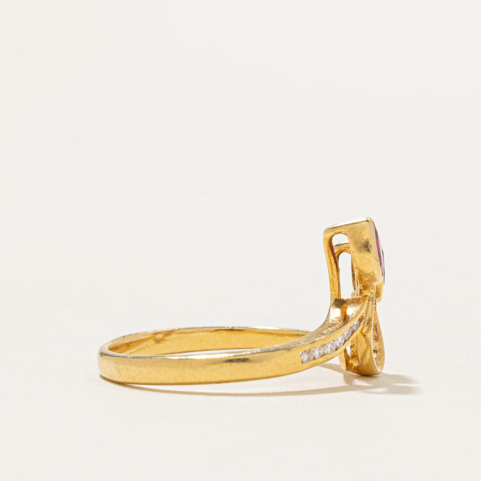 Bezel Set Multi Gemstone Ring - 0.50ctw Total Weight with 0.10ctw Stones - Size 7.5 - Elegant Jewelry for Women, Perfect for Weddings, Anniversaries & Special Occasions
