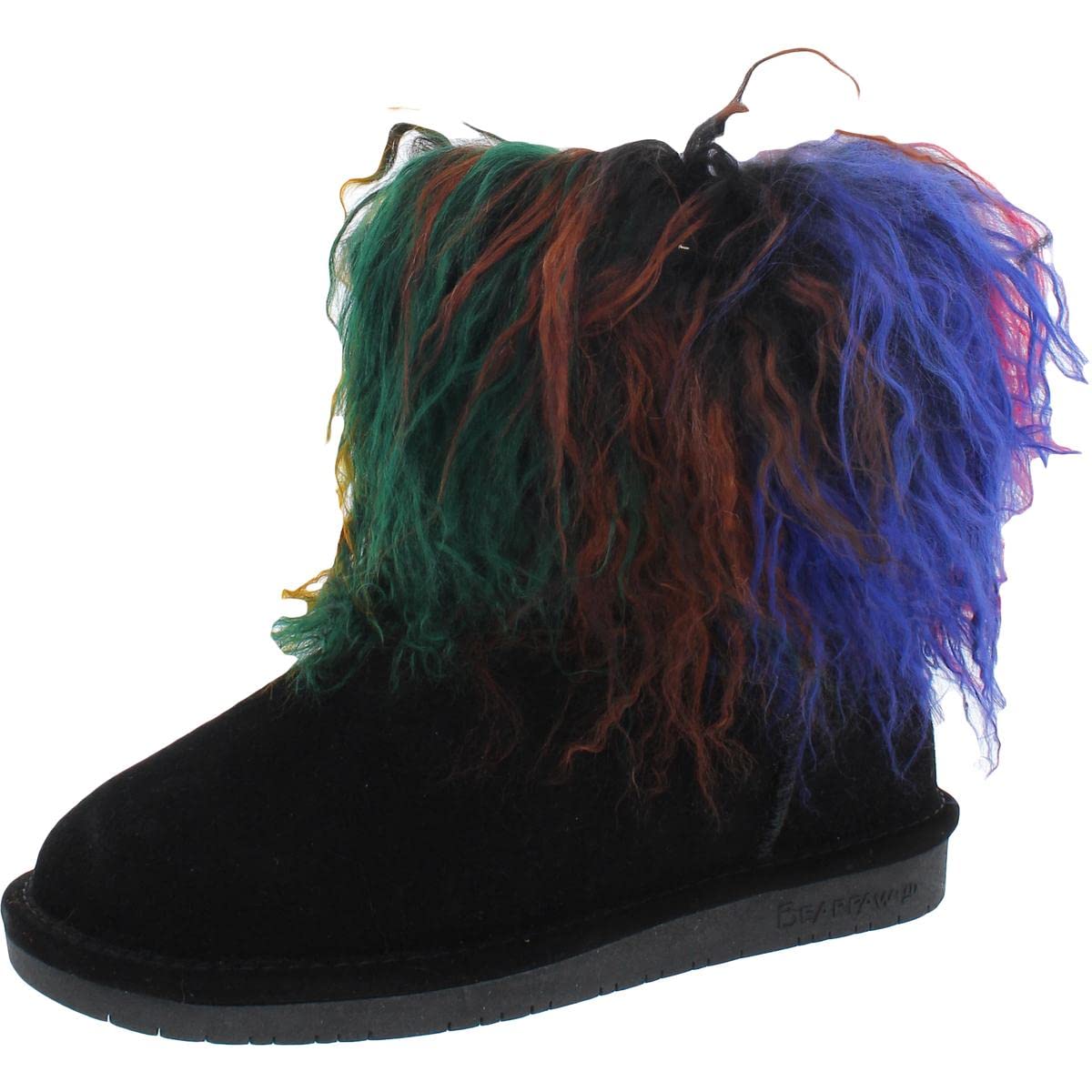 BEARPAW Women's Boo Slip-On Winter Boots - Classic Suede, Multiple Colors, Comfortable & Warm for Cold Weather - Perfect for Casual Outfits, Snow Days & Outdoor Activities