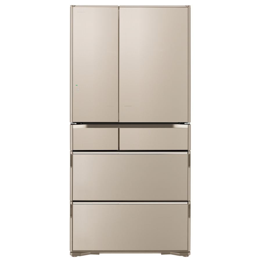Hitachi 735L R ZXC740WS 6-Door Refrigerator - Energy Efficient, Eco-Friendly Large Capacity Fridge for Home & Restaurant Use