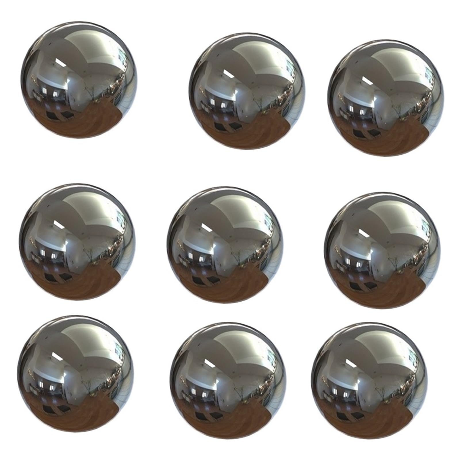 High-Precision Silicon Carbide Ceramic Balls 10-Piece Set - 1.588mm to 6mm SIC Ball Bearings for Industrial Machinery & Scientific Instruments (5mm Diameter) | Perfect for Valves, Pumps, Bearings & Aerospace Applications