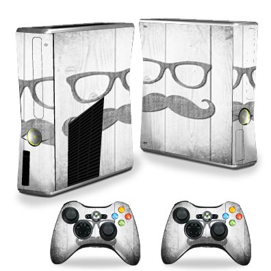 MightySkins Vinyl Decal Wrap Cover for Xbox 360 & Xbox 360 S Console - Hipster Design | Protective, Durable, Custom Skin | Easy to Apply & Remove | Made in USA | Perfect for Gaming Setups & Personalization