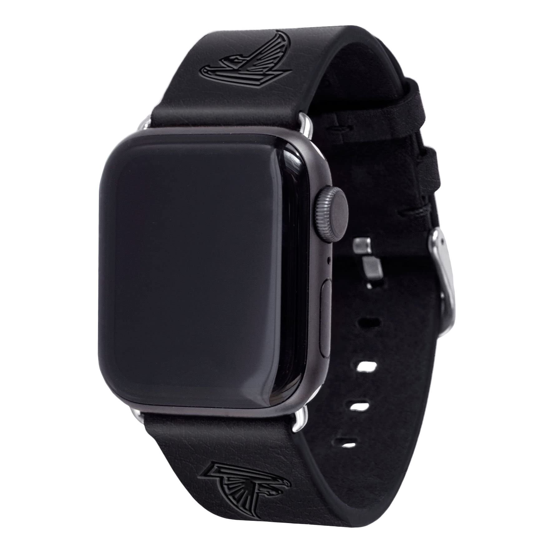 Premium Atlanta Falcons Genuine Leather Watch Band for Apple Watch - Perfect for Game Day & Sports Enthusiasts