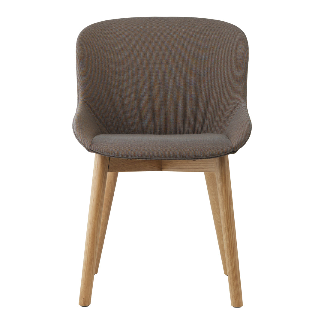 Premium Hyg Comfort Chair - Fully Upholstered Seat with Sturdy Wooden Legs | Ergonomic Office & Home Desk Chair for Work & Relaxation