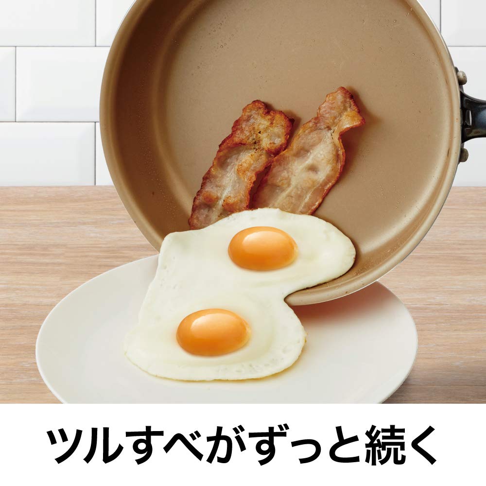 Evercook Nonstick Frying Pan Set - 9 Piece Cookware Set with Removable Handles, Compatible with Gas Stove & Induction Cooktops, Orange Ceramic Coating by Doshisha - Perfect for Sauteing, Frying & Everyday Cooking