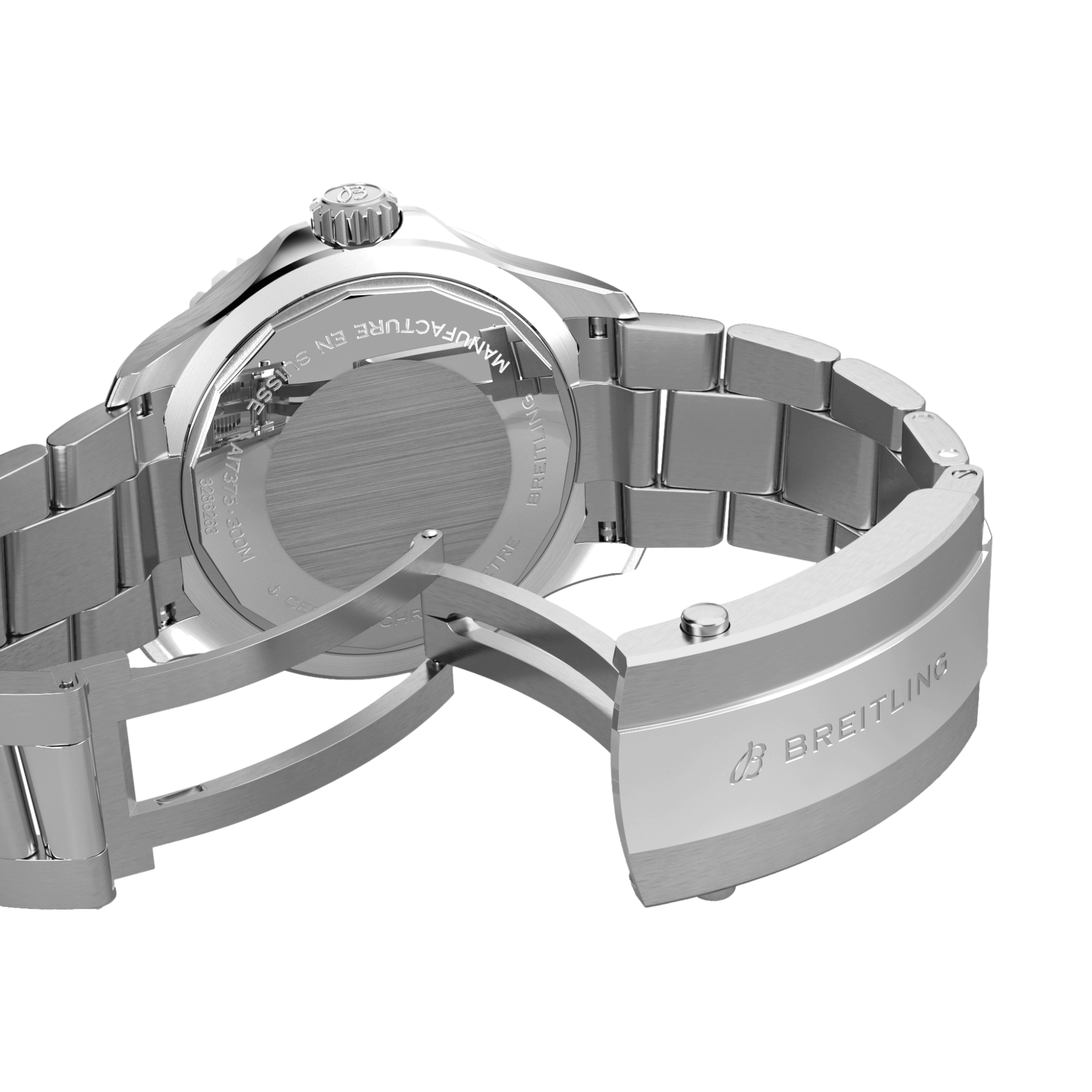 Superocean Automatic 42mm Blue Dial Men's Watch with Stainless Steel Bracelet - Perfect for Diving, Swimming & Luxury Everyday Wear