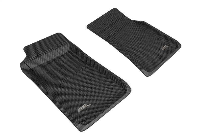 3D MAXpider Kagu Custom Fit Floor Mats for 1989-2005 Mazda Miata MX-5 - Premium All-Weather Protection (Black) - Perfect for Road Trips & Daily Commuting