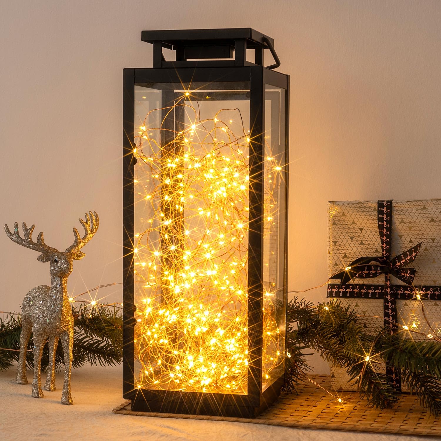 600 LED 200FT Warm White Plug-in Fairy Lights - Waterproof Copper Wire String Lights with Remote for Christmas Tree, Bedroom, Porch, Patio, Garden, Wedding & Party Decor | Indoor & Outdoor Use
