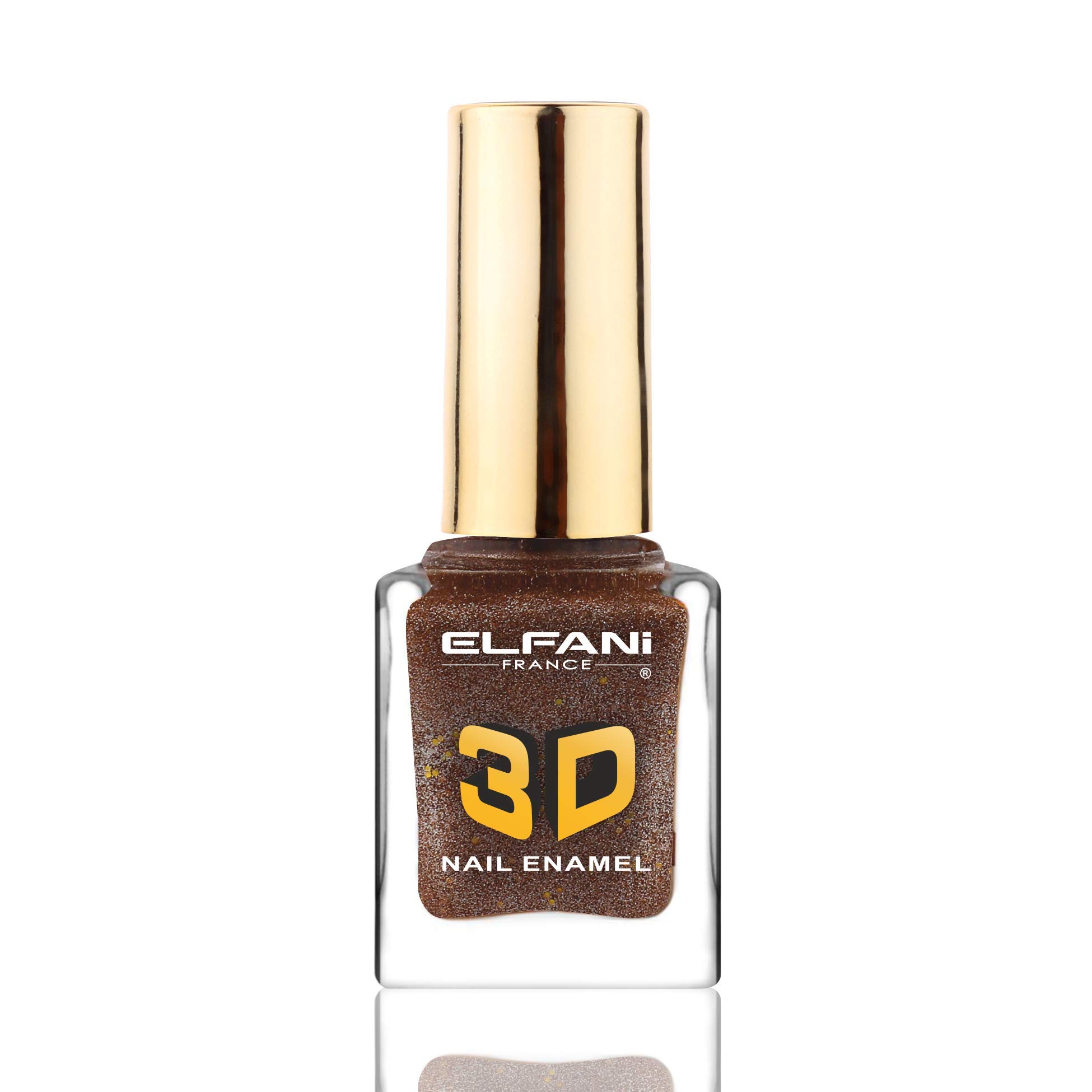 Elfani 3D Texture Nail Polish - Long Lasting Gel Nail Varnish with Glitter & Shine for Manicures & Pedicures | Perfect for Parties, Weddings & Special Occasions
