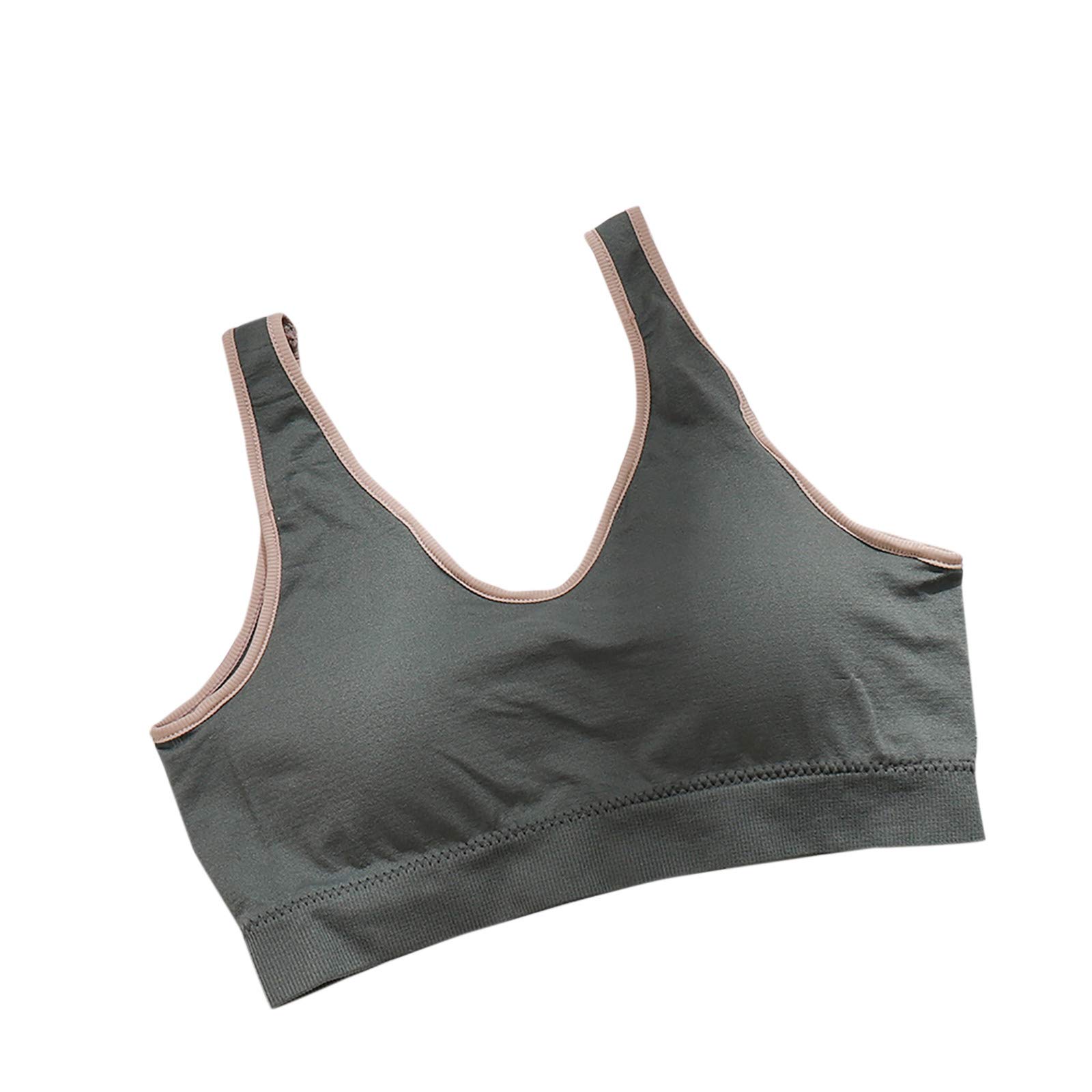 **Wireless Sports Bra for Women - Breathable Comfort Bras with Removable Pads - Yoga Running Gym Workout Top - Perfect for Active Lifestyles & Fitness Training - Ideal for Yoga, Running, Gym, and Daily Activities - Great for Workouts, Jogging, Pilates and Lounge Wear - Best for Yoga, Running, Gym, Workouts & Casual Wear - Perfect for Yoga, Running, Gym, Workouts, Pilates & Everyday Comfort**