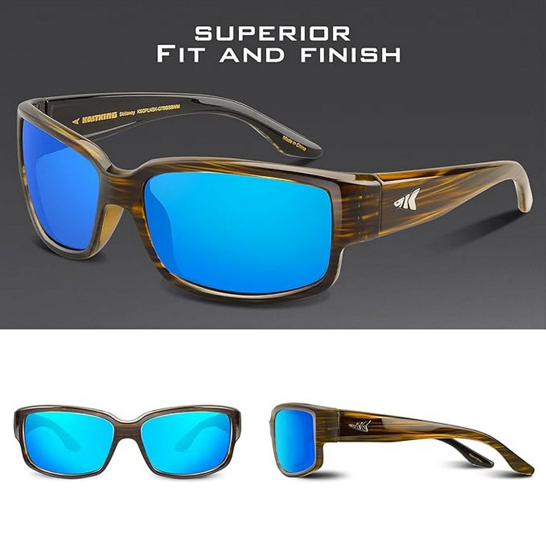 Mirrored Polarized Sports Sunglasses for Men & Women - UV Protection, Lightweight & Anti-Glare - Perfect for Cricket, Cycling, Driving, Running & Outdoor Activities