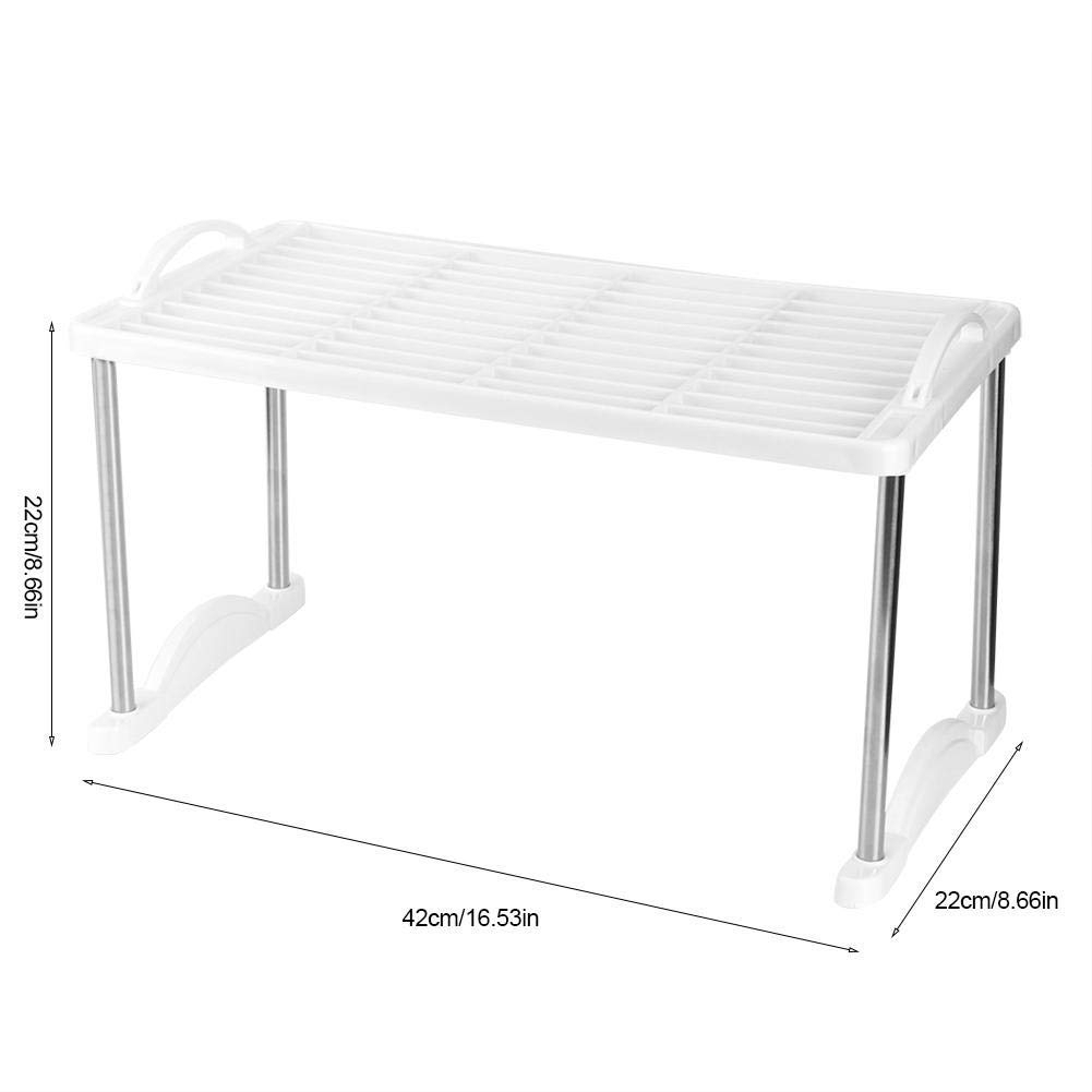 Yosoo Foldable Storage Shelf - Expandable Organizer Rack for Kitchen, Bathroom, Cabinet & Home Storage | Space-Saving Solution for Small Spaces & Closet Organization