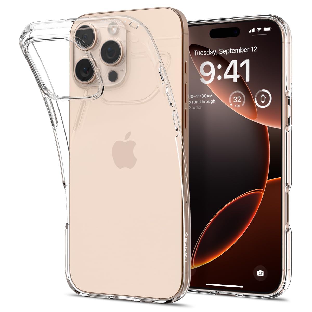 Spigen Liquid Crystal Case for iPhone 16 Pro Max - Slim Clear Protective Cover for Apple iPhone 16 Pro Max (2024) | Perfect for Everyday Use, Work & Travel