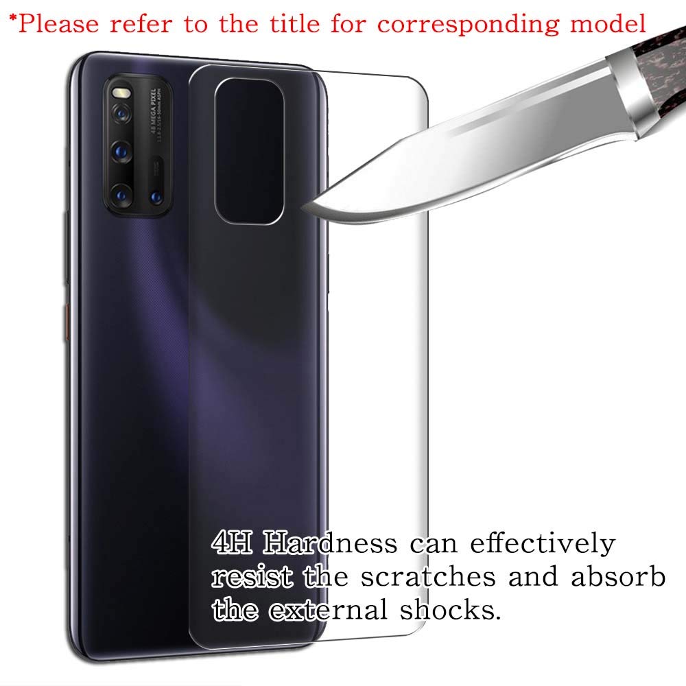 2 Pack Back Screen Protector Film for UMIDIGI A1 Pro - Flexible TPU Guard Cover (Not Tempered Glass) - Scratch Resistant Protection for Phone Back Cover - Perfect for Outdoor Activities, Travel & Daily Use