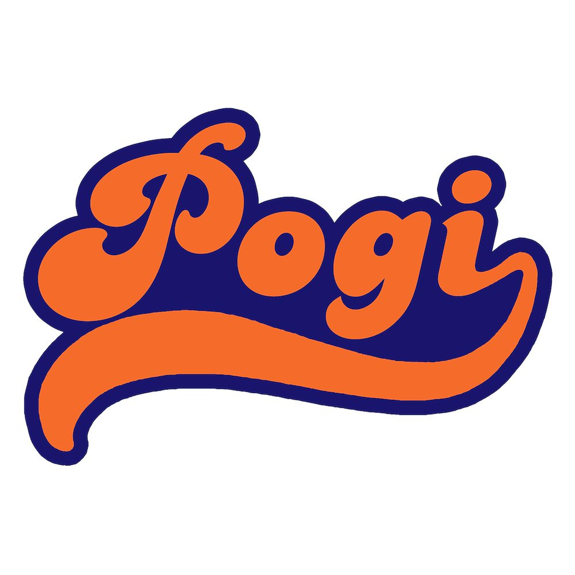 Pogi Oval Car Bumper Sticker - Durable Decal for Vehicles & Laptops