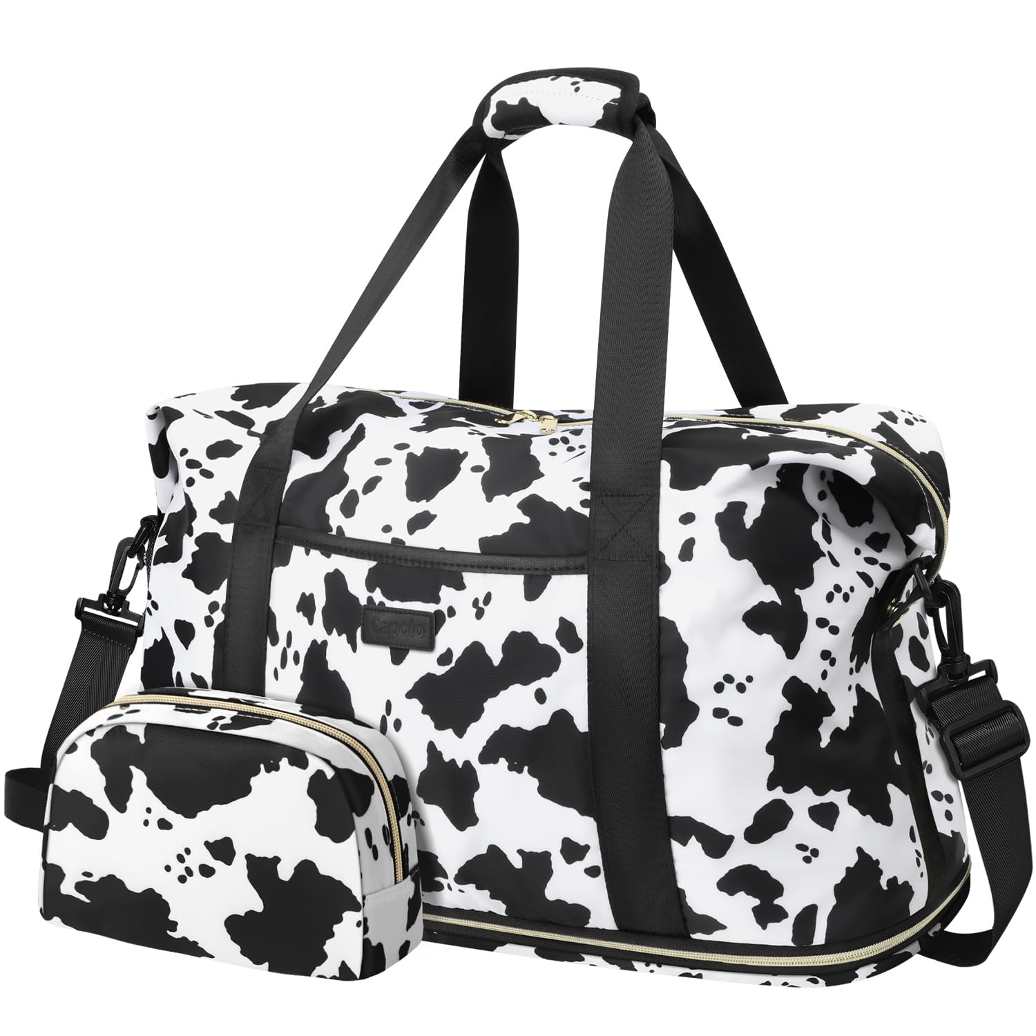 Expandable Travel Duffle Bag - Waterproof Weekender Overnight Bag for Women & Men - Perfect for Hospital, Labor Delivery, Gym & Weekend Getaways with Included Toiletry Pouch
