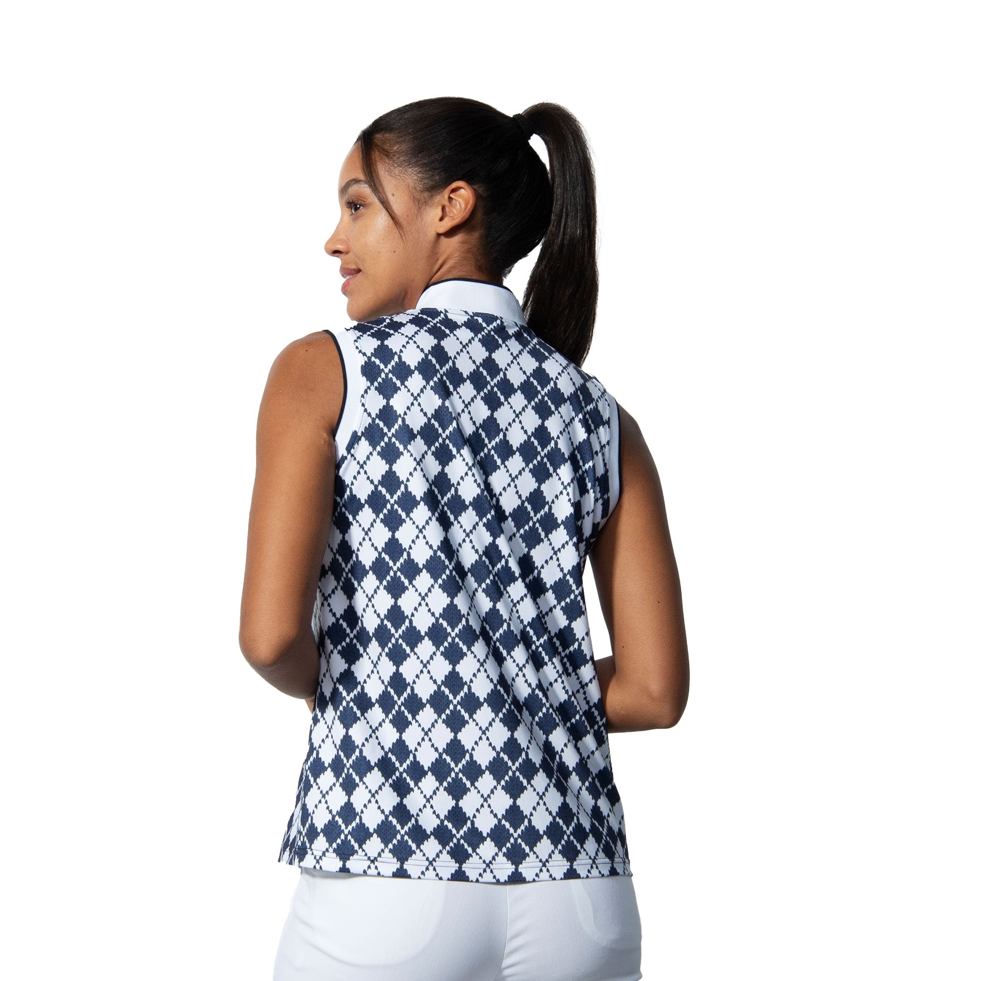 Breathable Sleeveless Women's Golf Polo Shirt - Moisture Wicking Athletic Top for Golf, Tennis & Summer Sports