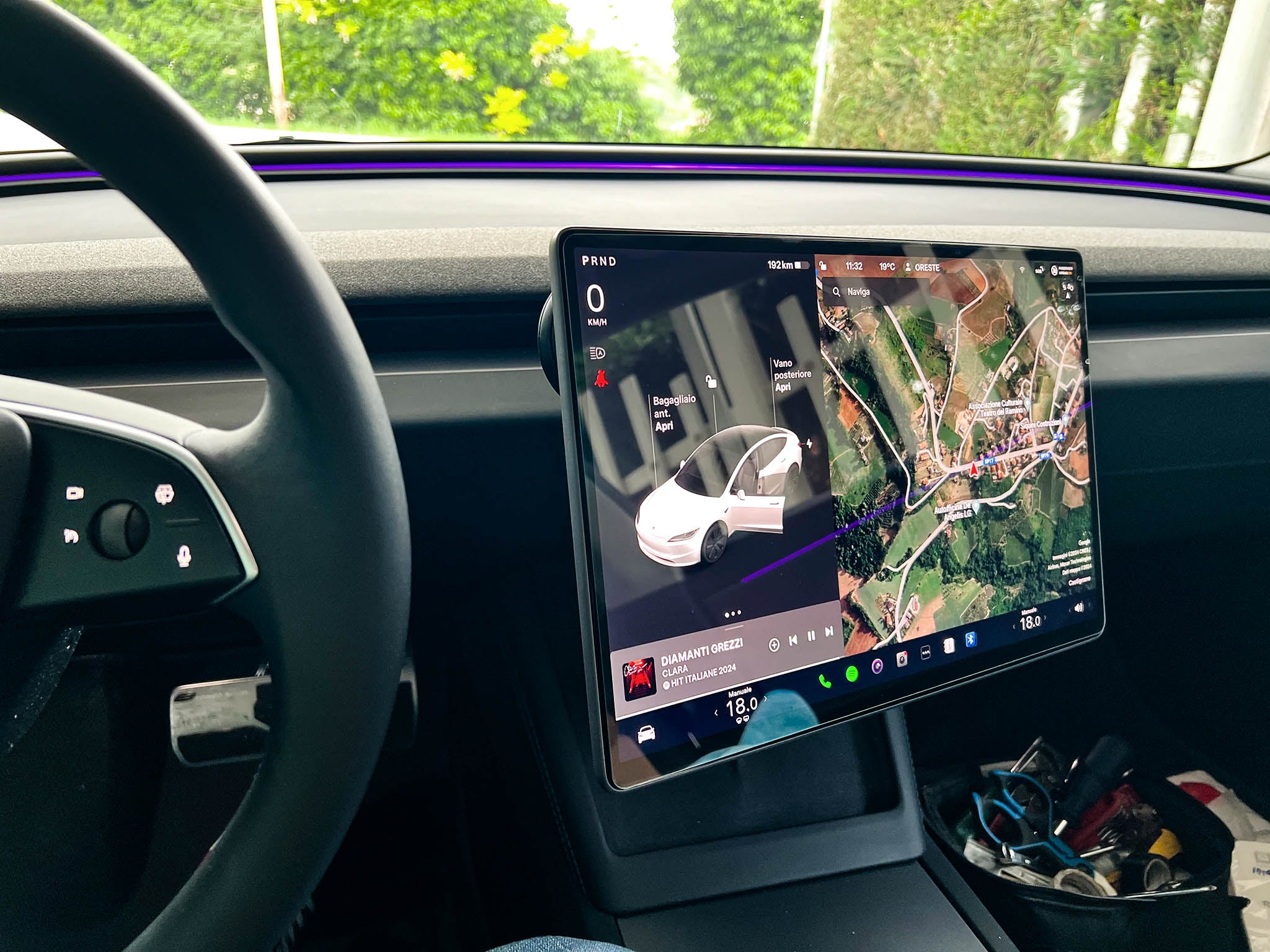 Tesla Model 3 & Y Screen Swivel Bracket (2017-2025) - Adjustable Dashboard Mount for Better Viewing Angle | Perfect for Navigation, Entertainment & Comfortable Driving