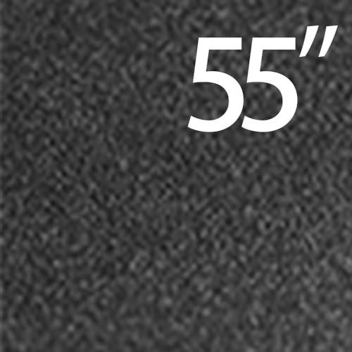 Matte Black 55 Rectangular + 3w
