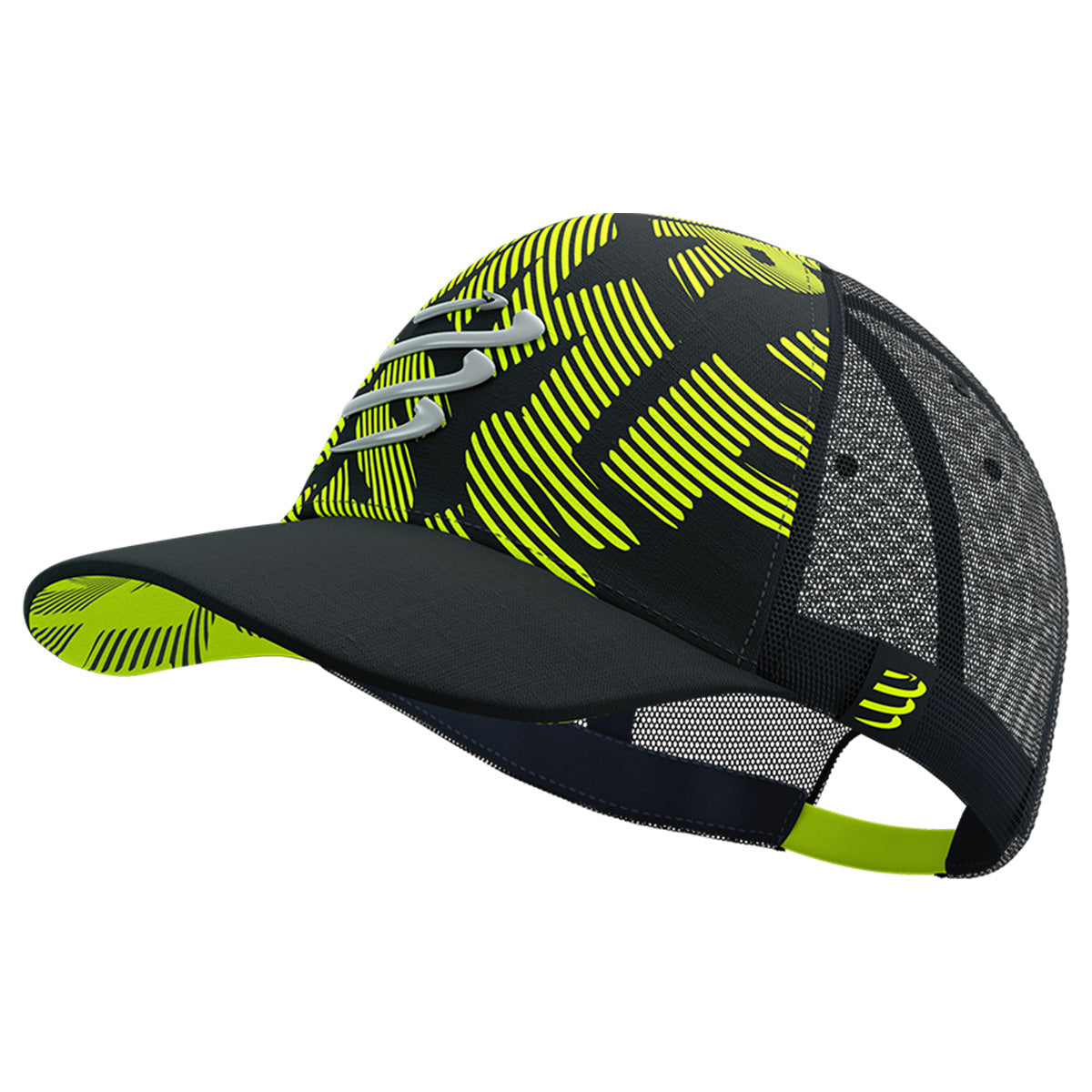 Compressport Trucker Cap Flash - Lightweight Performance Running Hat for Men & Women - Perfect for Jogging, Hiking, and Outdoor Sports