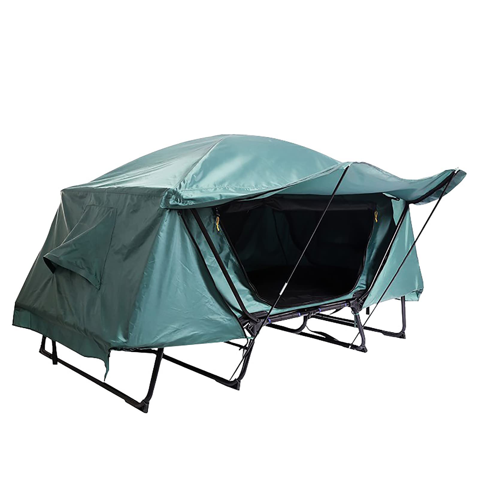 1 Person Tent Bed - Foldable Off-Ground Raised Camping Tent with Carry Bag for Outdoor Hiking, Camping, Picnic & Fishing | Portable Sleeping Solution for Backpacking, Beach Trips & Car Roof Adventures