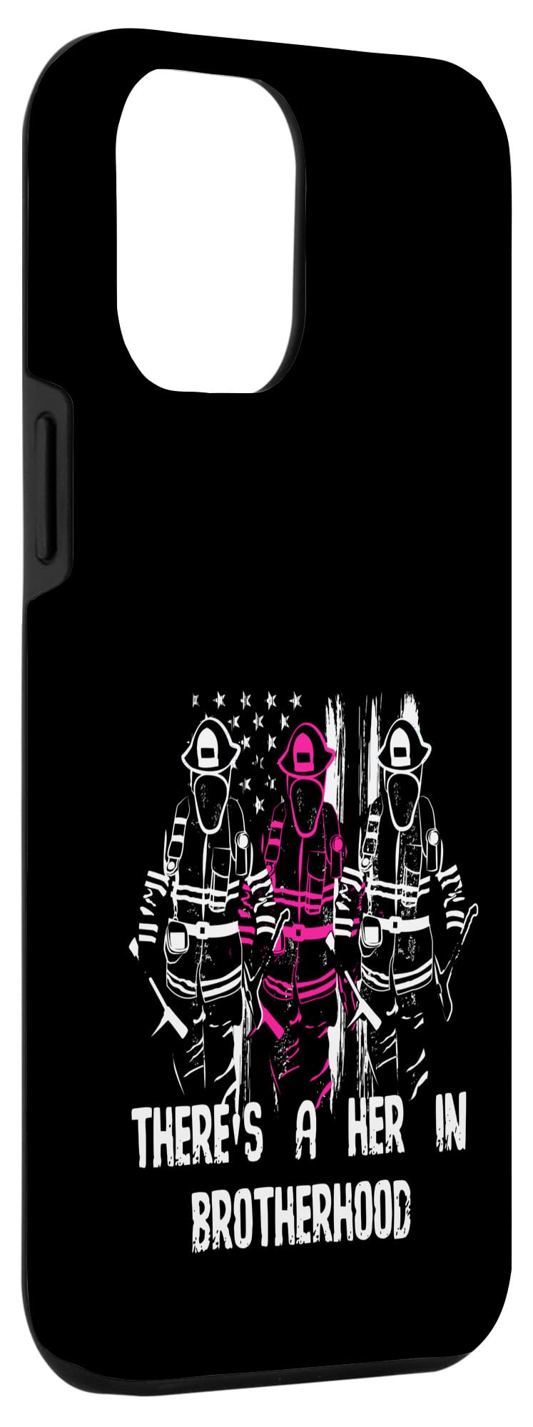 iPhone 12 Pro Max Case - Firefighter Design for Women, Brotherhood Promotion, Slim Protective Phone Cover for First Responders & EMS Workers - Perfect for Duty, Gifts & Everyday Use