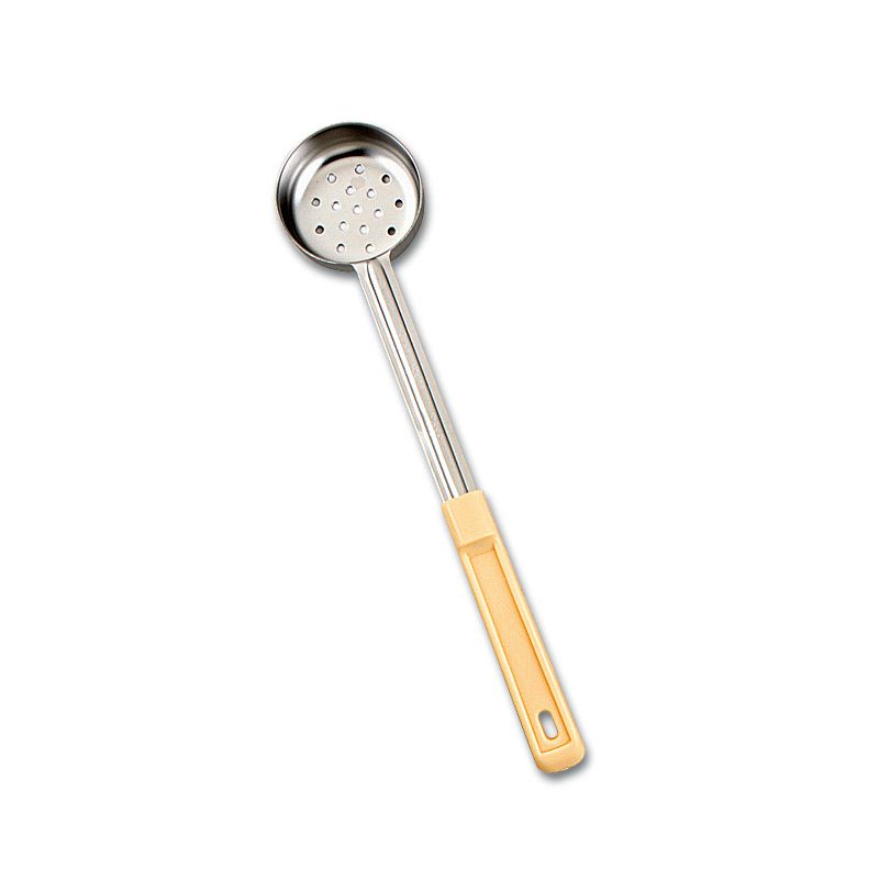 Browne 3 Oz Perforated Food Portioner with Beige Handle - Perfect for Portion Control, Meal Prep, and Commercial Kitchens