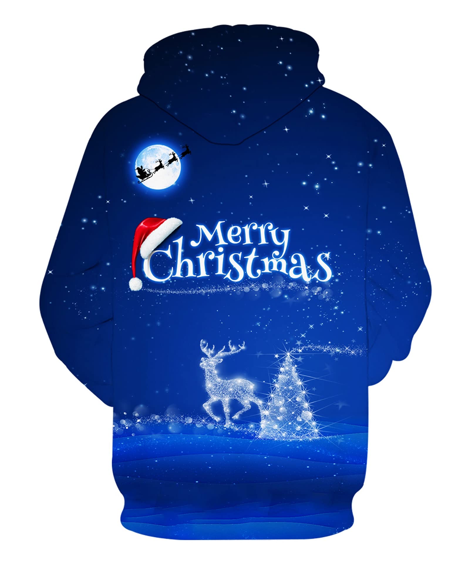 LAIDIPAS 3D Graphic Hoodie for Men & Women - Cool Pullover Hooded Sweatshirt with Pocket - Perfect for Streetwear, Casual Outfits & Gifts