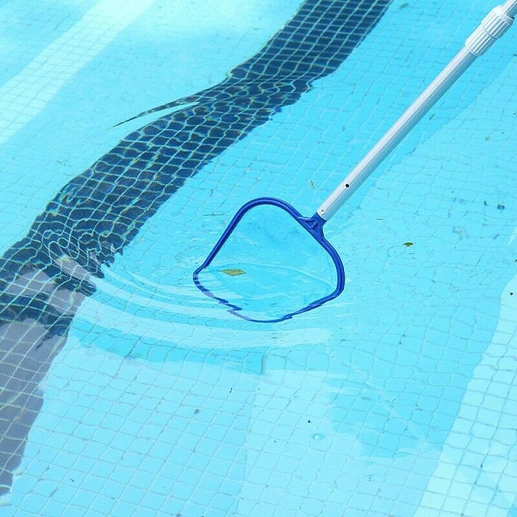 2Pcs Premium Pool Skimmer Net - Heavy Duty Fine Mesh Leaf Skimmer for Swimming Pools & Ponds | Durable Swinging Design for Easy Cleaning | Perfect for Backyard, Inground & Above Ground Pools (Great for Fall Leaf Removal & Summer Pool Maintenance)
